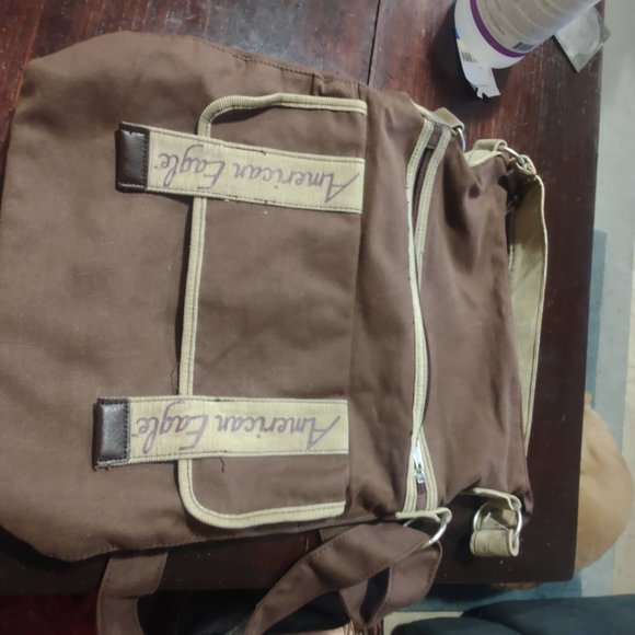 American Eagle Brown Cross Body Bag - Picture 5 of 7